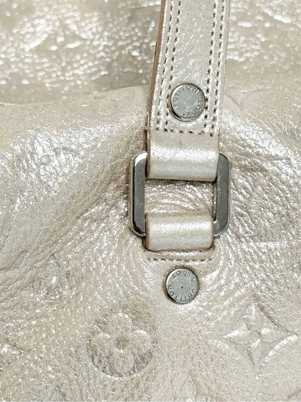 S-O-L-D Louis Vuitton Shimmer Comète Limited Edition Metallic Leather Satchel